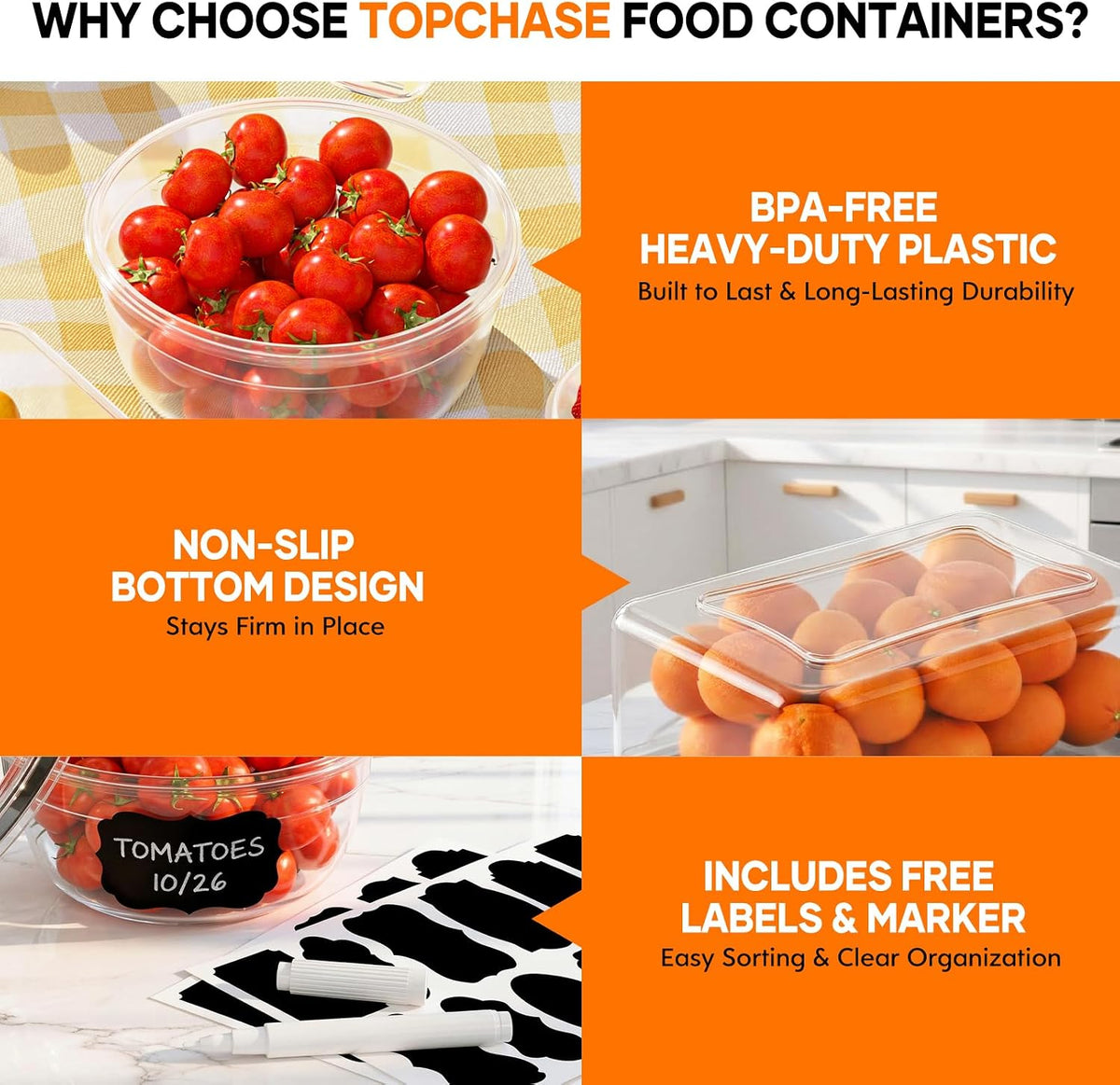Ultimate 50 PCS BPA-Free Food Storage Containers Set – 25 Lids for Freshness and Convenience