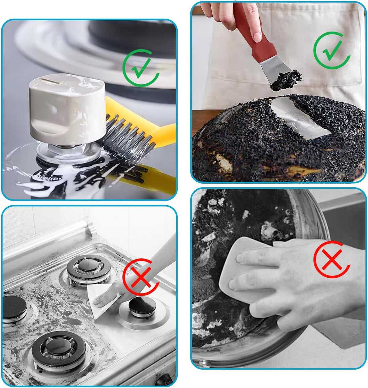 Crevice Cleaning Brush, 11PCS Multifunctional Cleaning Brush Practical Tools Gap Cleaning Hard Bristle Crevice Cleaning Brushes Cleaning Scrapers for Household Bathroom Tiles Bathroom Kitchen Cleaning
