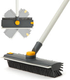 Floor Scrub Brush 3 in 1 Dual-Sided Stiff Bristle Scrubber Brush