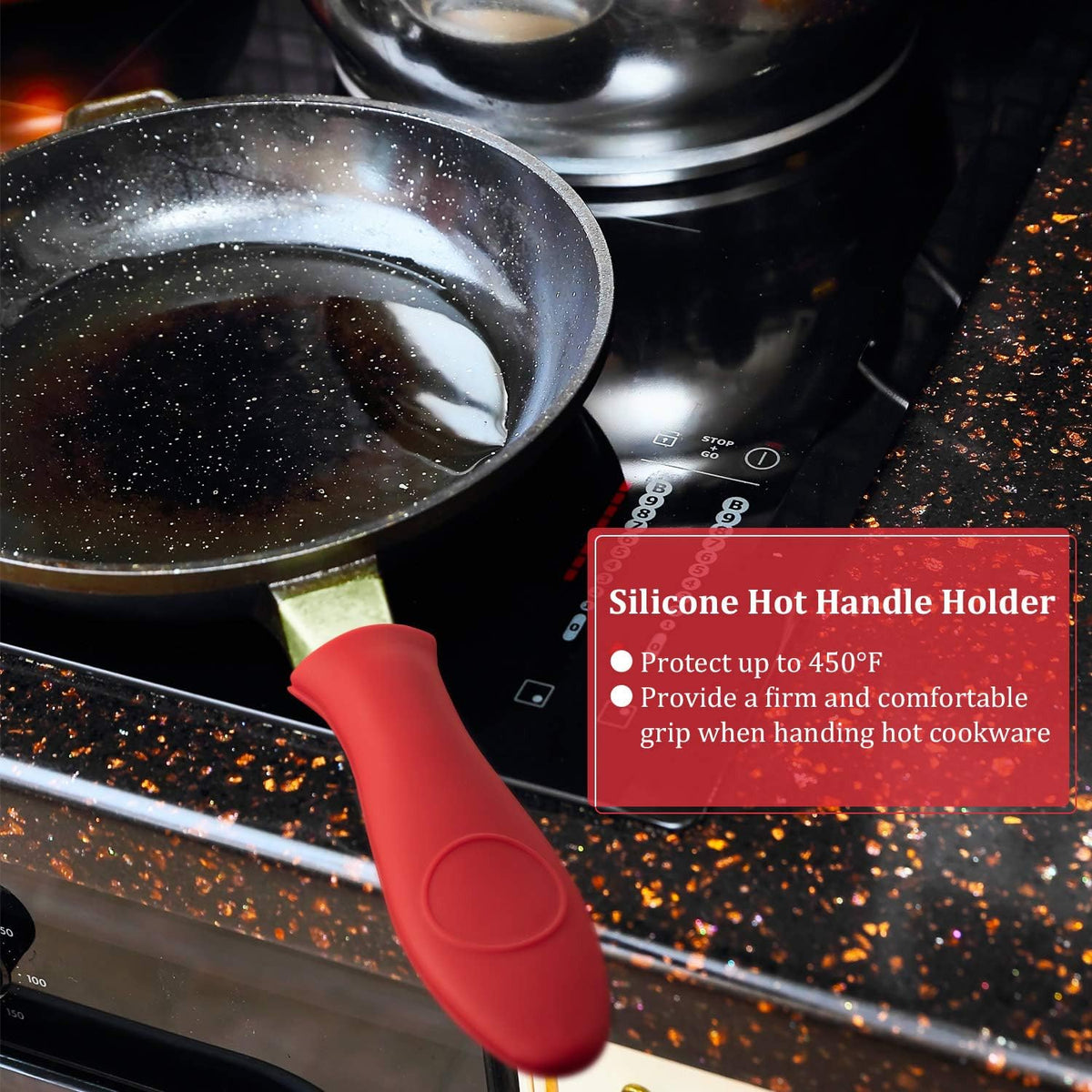 8 Pcs Kitchen Cleaning Set for Dish Cast Iron Pan Grill Skillet Pot Wok