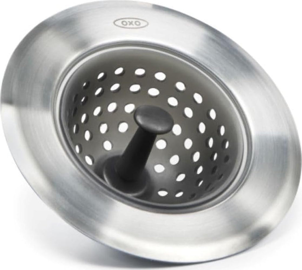 OXO Good Grips Silicone Sink Drain Strainer, Kitchen Sink Stopper