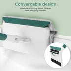 Baseboard Cleaner Tool with 60" Extendable Handle, 5 Reusable Pads