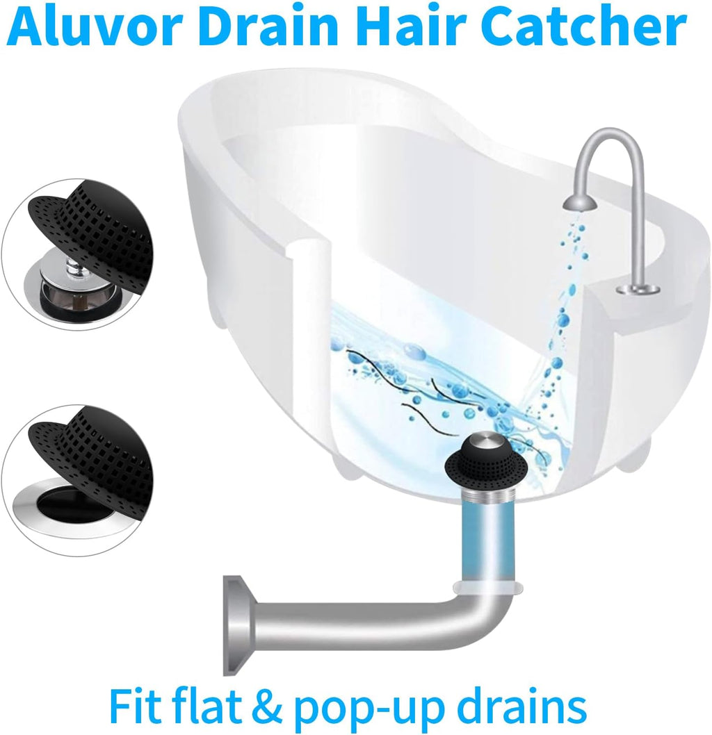 Shower Drain Hair Catcher Bathtub Drain Cover Sink Drain Protector