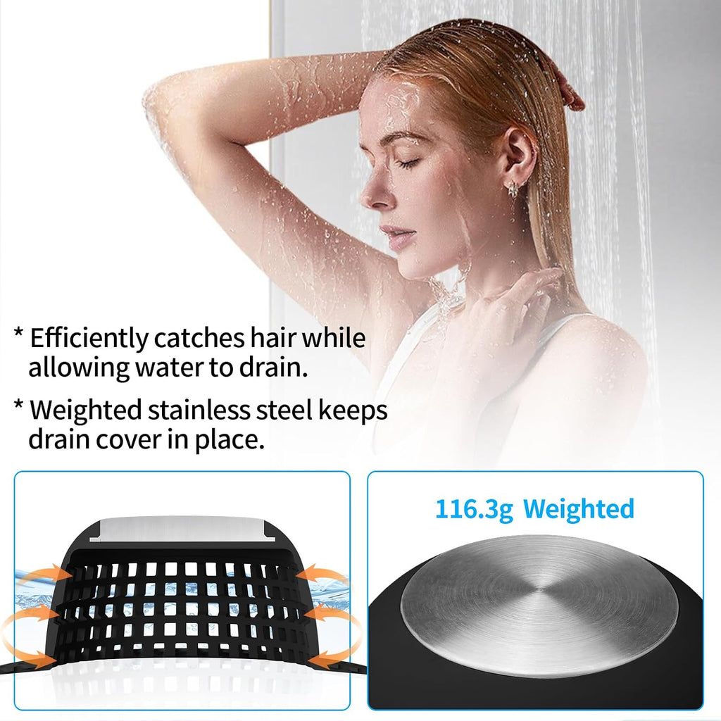 Shower Drain Hair Catcher Bathtub Drain Cover Sink Drain Protector