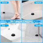 Shower Drain Hair Catcher Bathtub Drain Cover Sink Drain Protector