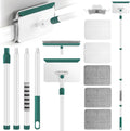 Baseboard Cleaner Tool with 60" Extendable Handle, 5 Reusable Pads