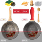 8 Pcs Kitchen Cleaning Set for Dish Cast Iron Pan Grill Skillet Pot Wok
