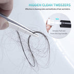 Toilet Brush and Caddy Holder with Silicone Bristles for Efficient Bathroom Cleaning