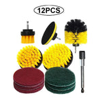 Electric Drill Brush Accessory Set for Automotive, Kitchen, and Bathroom Cleaning