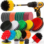Electric Drill Brush Accessory Set for Automotive, Kitchen, and Bathroom Cleaning