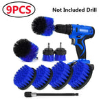 Electric Drill Brush Accessory Set for Automotive, Kitchen, and Bathroom Cleaning