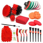 Electric Drill Brush Accessory Set for Automotive, Kitchen, and Bathroom Cleaning