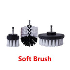 Electric Drill Brush Accessory Set for Automotive, Kitchen, and Bathroom Cleaning