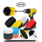 Electric Drill Brush Accessory Set for Automotive, Kitchen, and Bathroom Cleaning