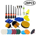 Electric Drill Brush Accessory Set for Automotive, Kitchen, and Bathroom Cleaning