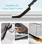 Crevice Cleaning Brush, 11PCS Multifunctional Cleaning Brush Practical Tools Gap Cleaning Hard Bristle Crevice Cleaning Brushes Cleaning Scrapers for Household Bathroom Tiles Bathroom Kitchen Cleaning