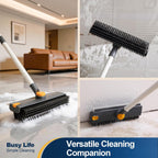 Floor Scrub Brush 3 in 1 Dual-Sided Stiff Bristle Scrubber Brush