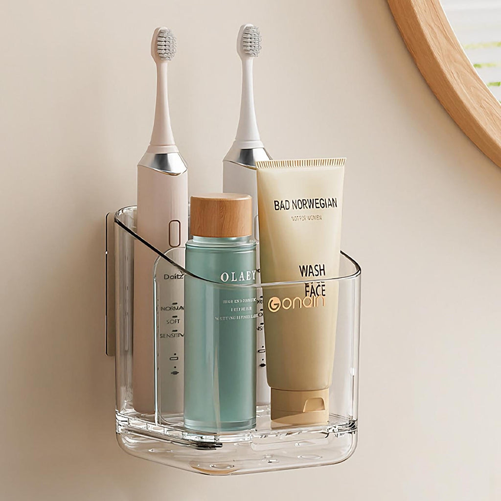 Bathroom Toothbrush Holders - Detachable Divided Design with Drawer Drainage System