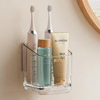 Bathroom Toothbrush Holders - Detachable Divided Design with Drawer Drainage System